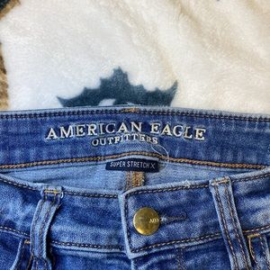 American eagle high waisted ripped jeans